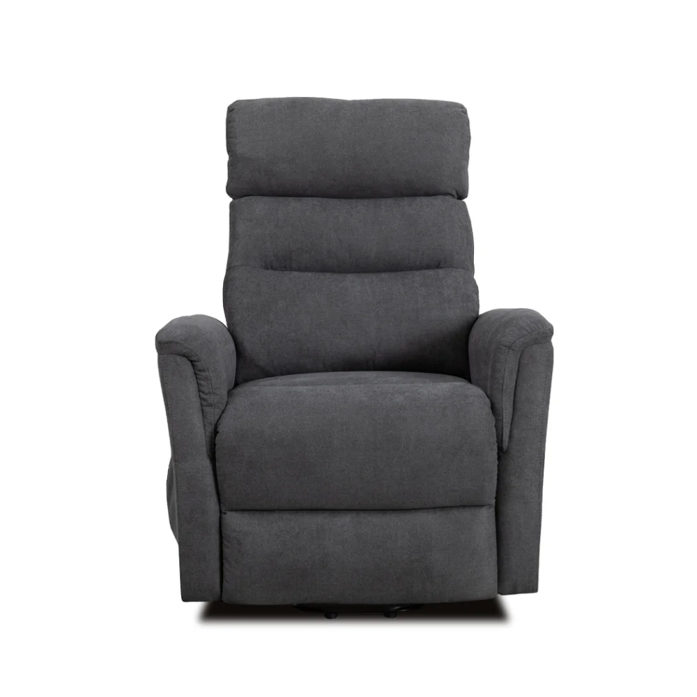 Sofá Reclinable Power Lift y Masajeador gris