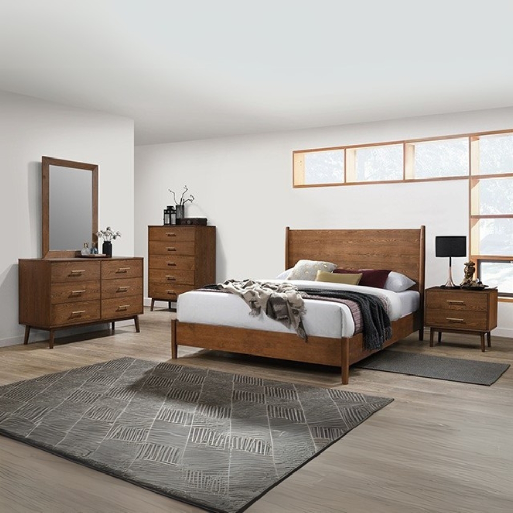 RECAMARA QUEEN MILA INCLUYE 2 MESITAS