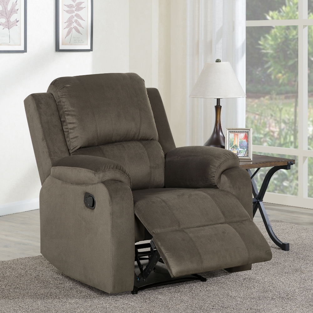 Sofá reclinable verde