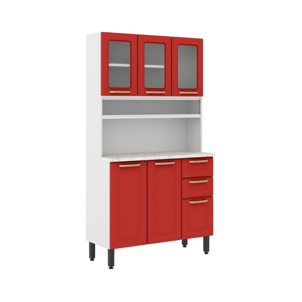 KIT TRIPLE C/V COLORS ROJO 614580254