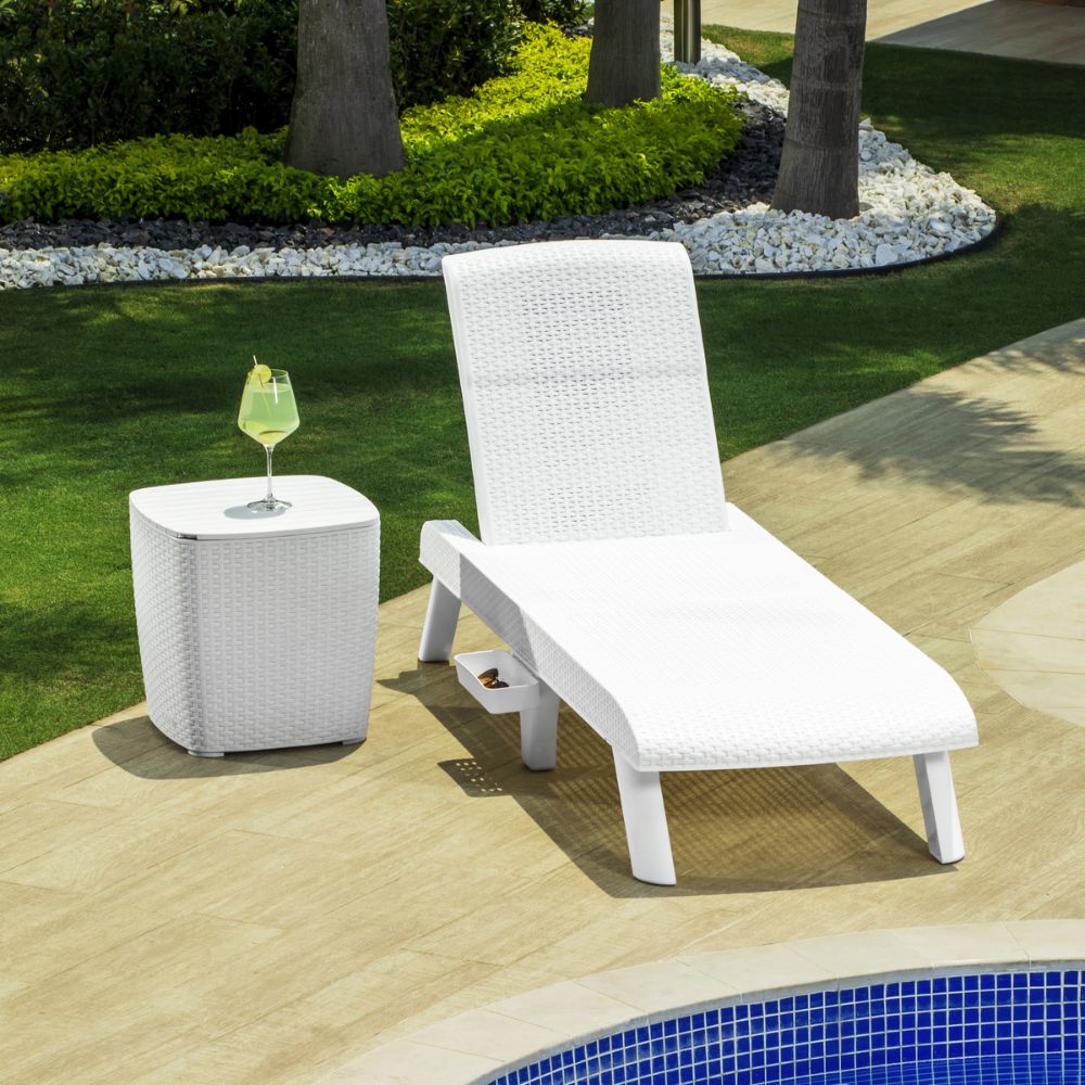 SILLA DE PLAYA CAPRI BLANCO MQ