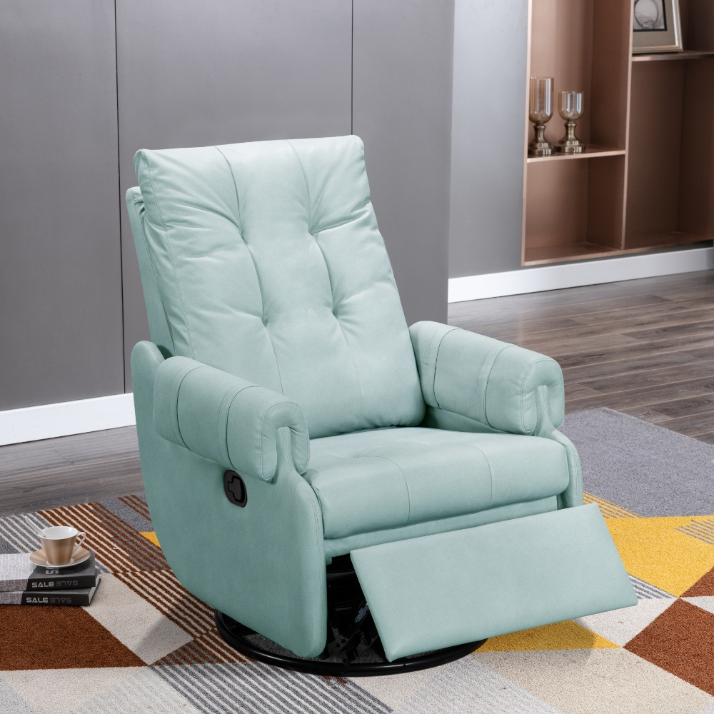 Sofá reclinable mecedora y giratorio 360°