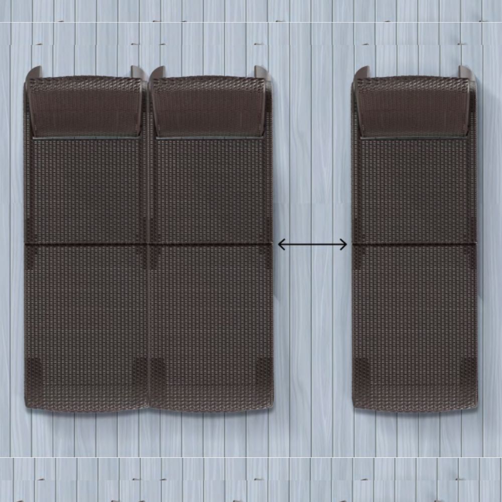 SILLA DE PLAYA CAPRI WENGUE MQ