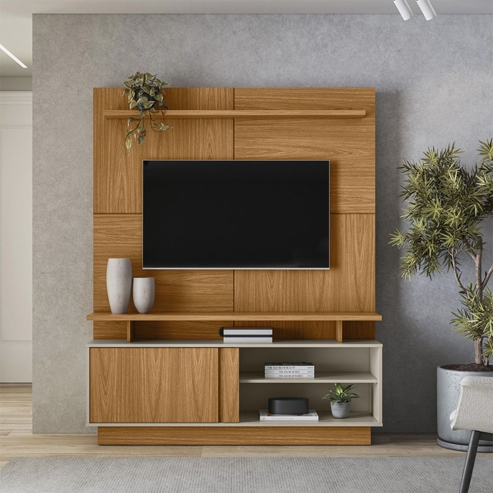 ESTANTE VIENA NAT/BL 1.85mx1.60m