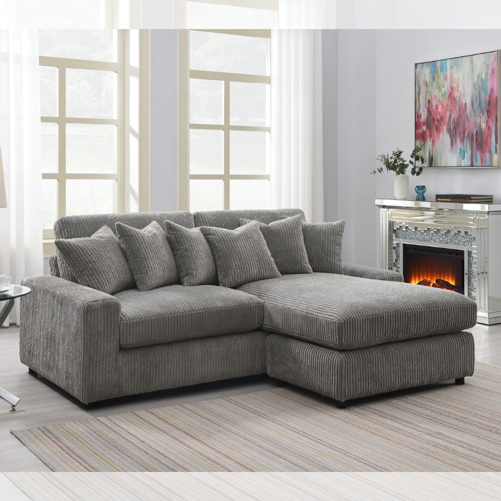 SOFA CHAISE DE CORDUROY