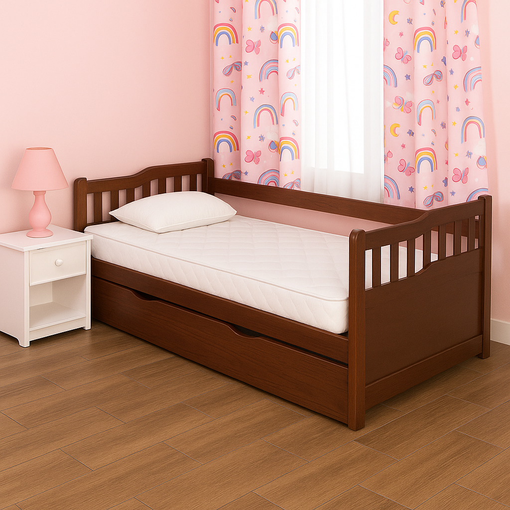 CAMA PLEGABLE NIDO 3/4 MADERA