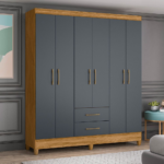 ROPERO PANAMA CHOCO/GRIS 6P/2G