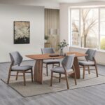 COMEDOR DAISY 4P GRIS