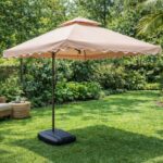 PARAGUA DE JARDIN CON BASE COLOR BEIGE